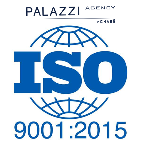 Palazzi Agency by Chabé certified iso 9001